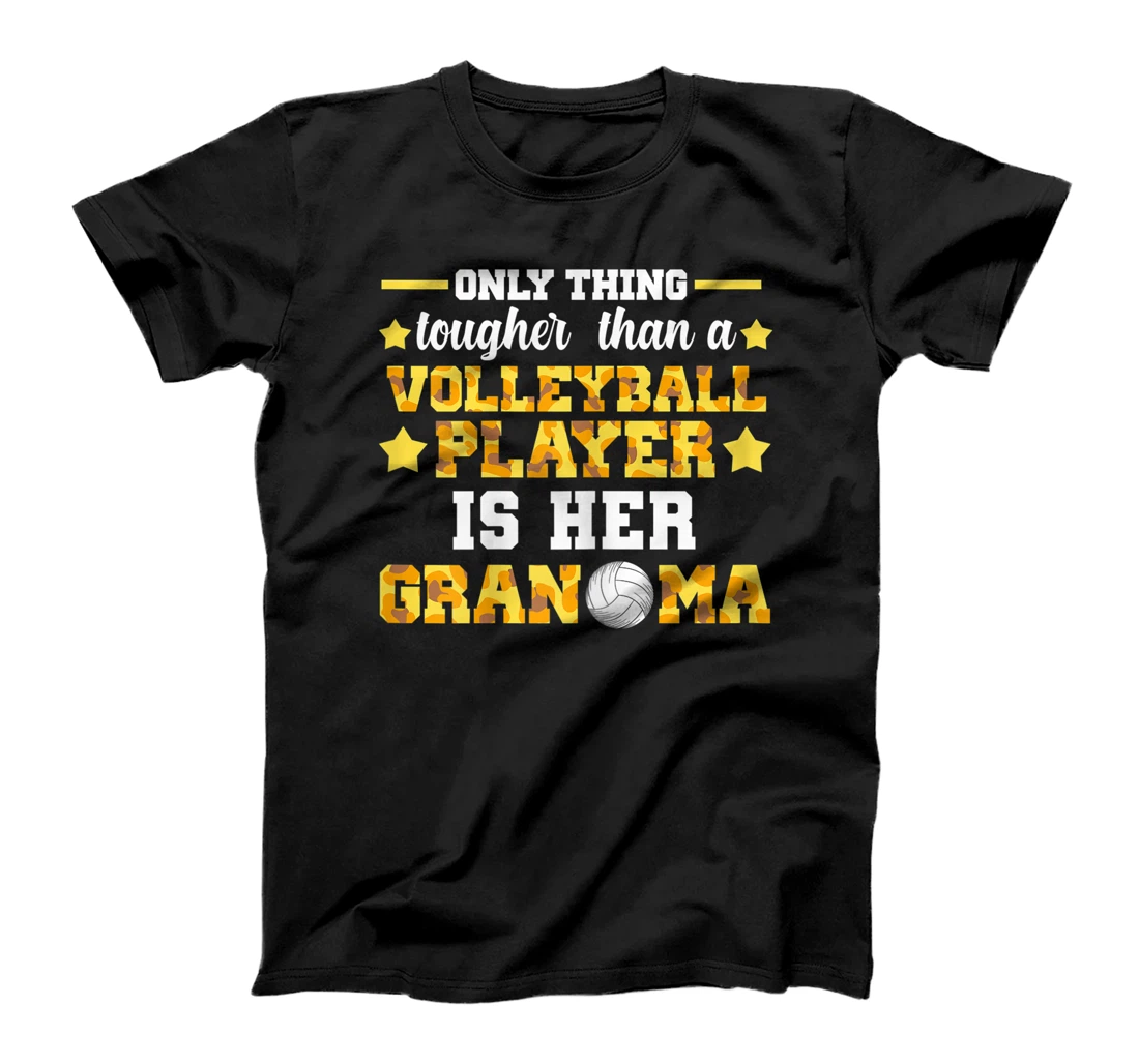 Personalized Womens Volleyball player his Grandma Volleyball Grandma T-Shirt, Women T-Shirt