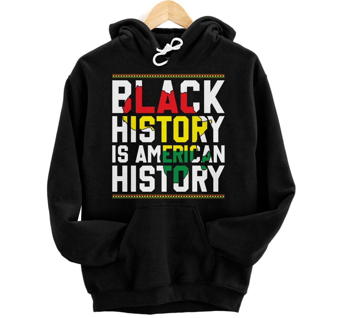 Personalized Black History Is American History African American Power Pullover Hoodie