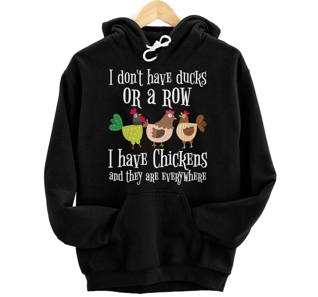 Personalized Funny Chicken Lover Graphic for Women and Men Chicken Farmer Pullover Hoodie