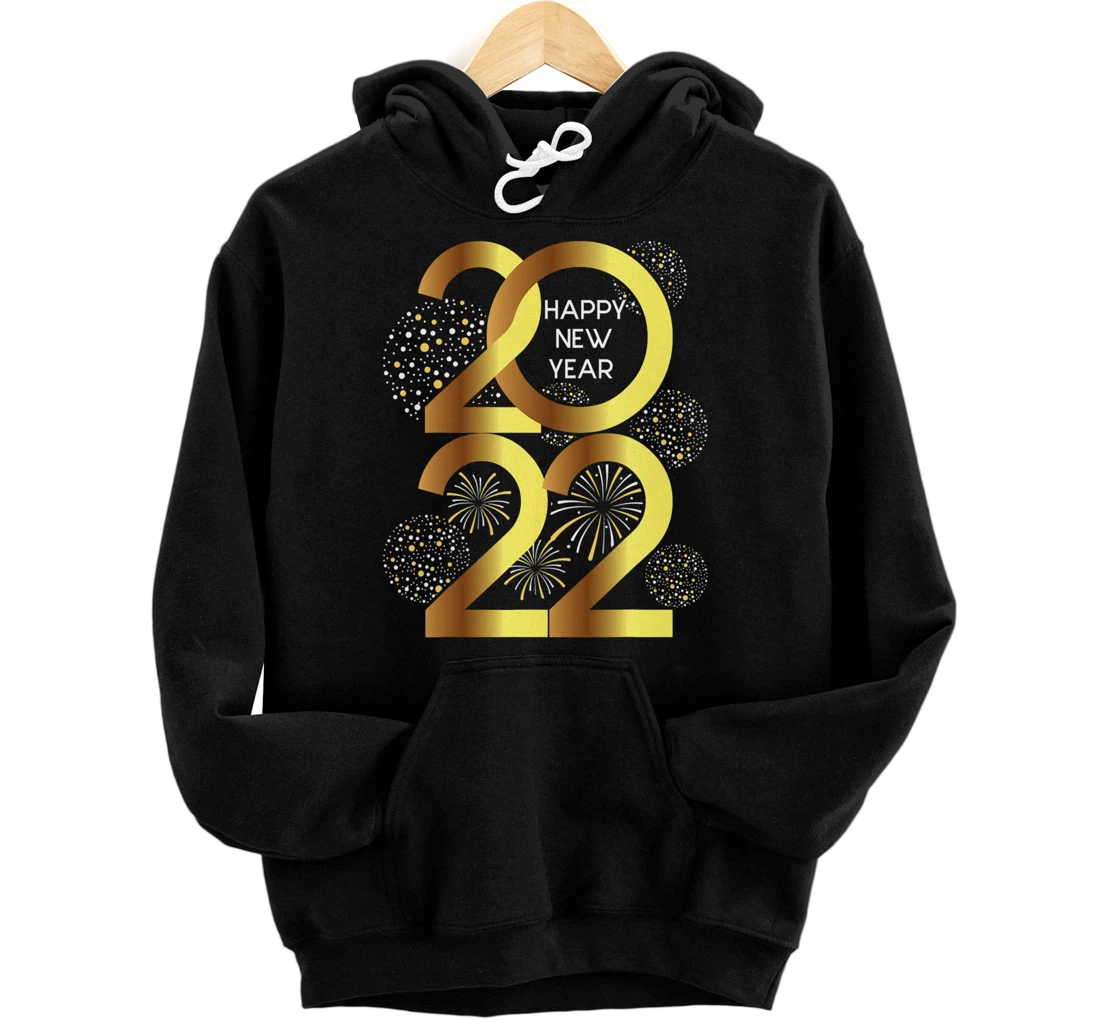 Personalized New Year's Eve Happy New Year 2022 Pullover Hoodie