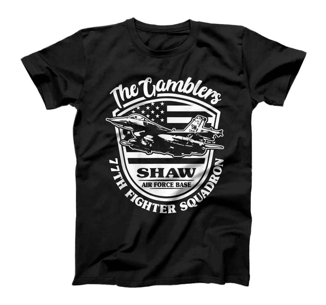 Personalized 77th Fighter Squadron The Gamblers Shaw Air Force Base T-Shirt, Kid T-Shirt and Women T-Shirt