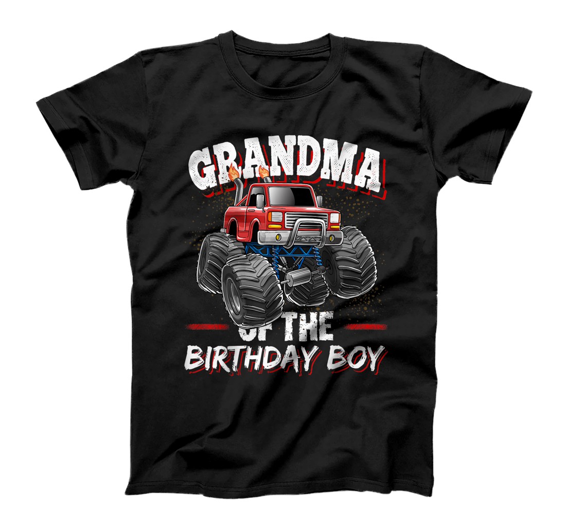 Personalized Grandma of the Birthday Boy Monster Truck Birthday Party T-Shirt, Kid T-Shirt