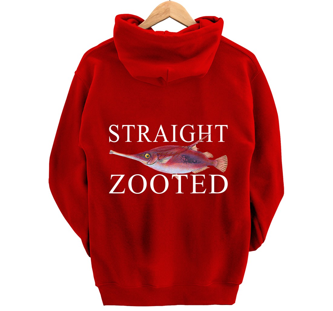 Straight best sale zooted hoodie