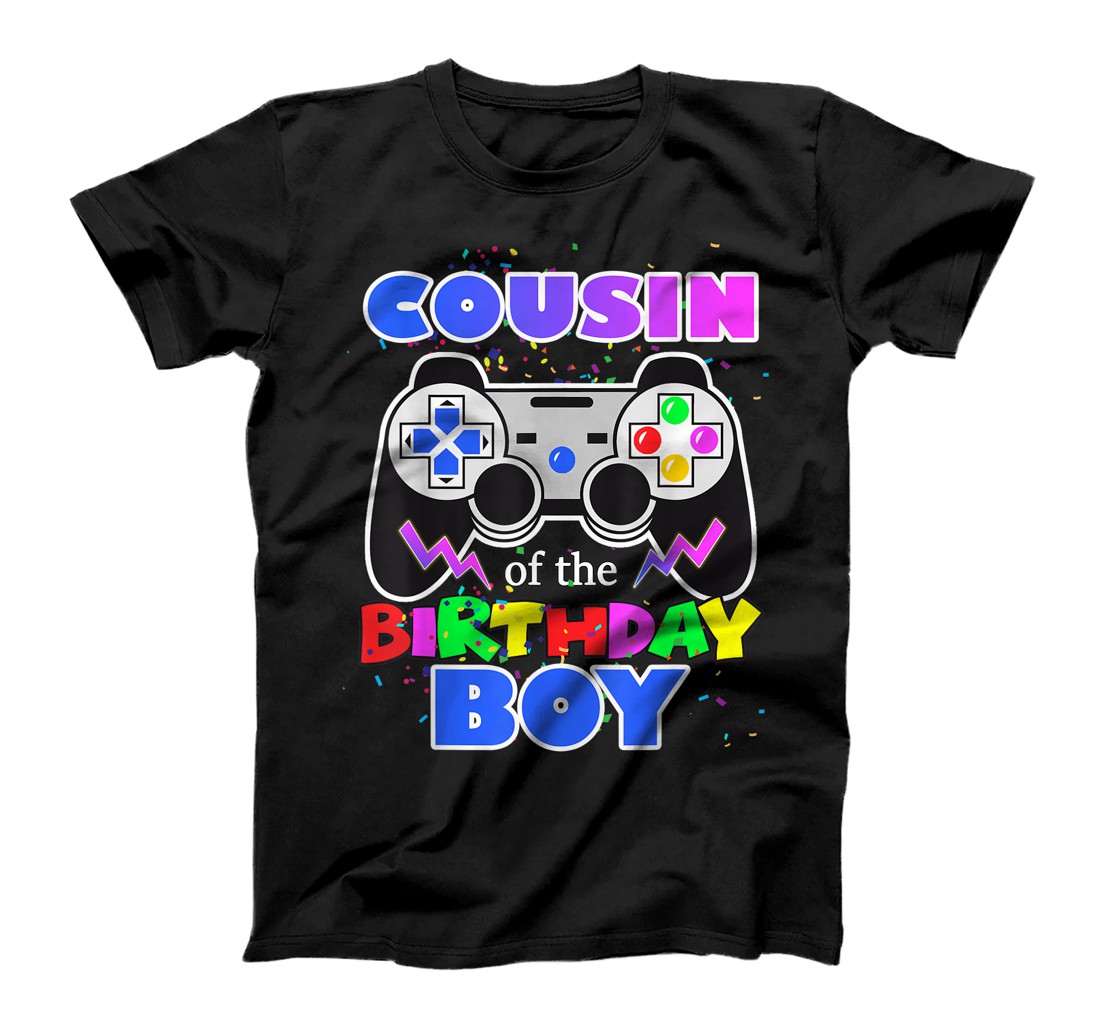 Personalized Cousin of the Birthday Boy Video Game Birthday Party T-Shirt, Kid T-Shirt