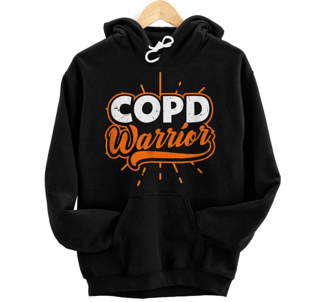 Personalized COPD Warrior Design COPD Awareness Pullover Hoodie