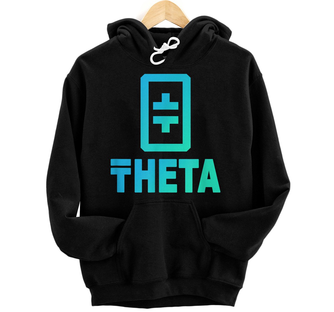 Personalized THETA Crypto Shirt Crypto Token / Coin Pullover Hoodie