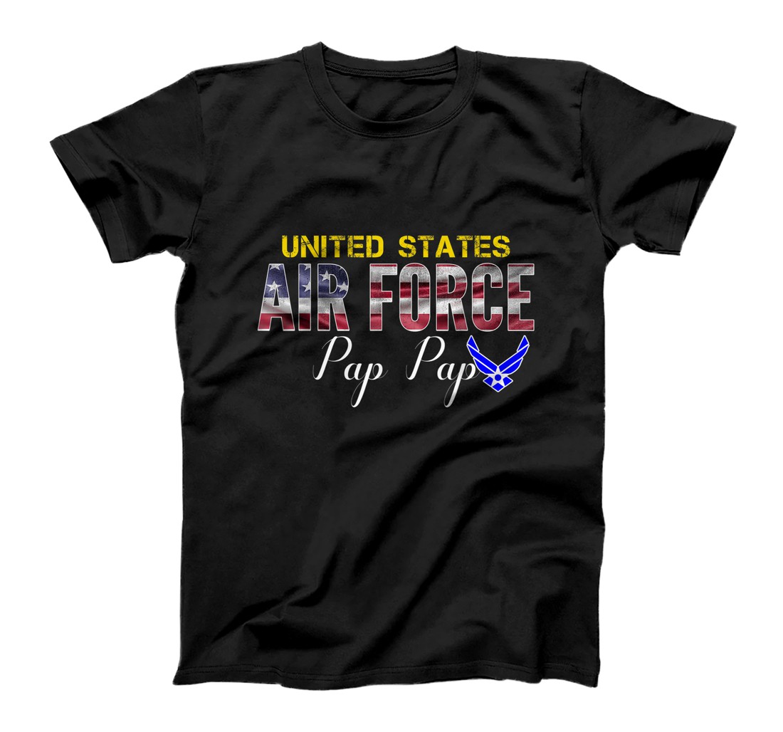 Personalized United States Flag American Air Force Pap Pap Veteran Day T-Shirt, Kid T-Shirt