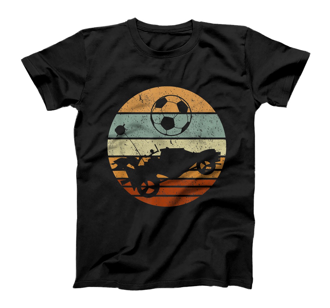 Personalized Retro Style Rocket RC Soccer Car League Gamer T-Shirt, Kid T-Shirt