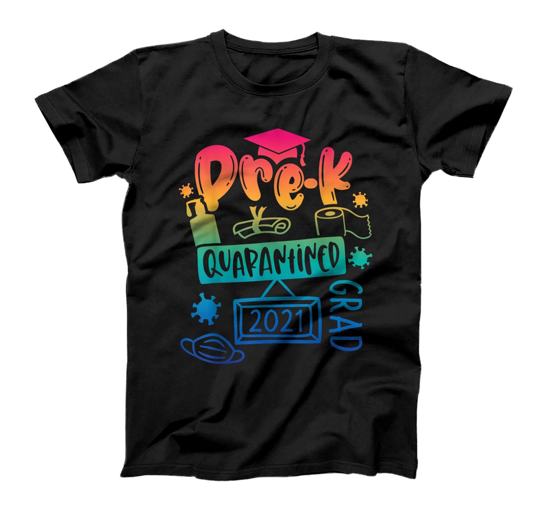 Personalized Pre-K Prek3 Prek4 Graduate Quarantine Preschool Graduation T-Shirt, Kid T-Shirt