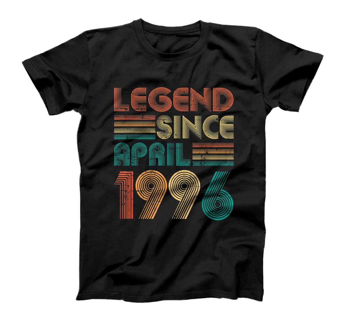 Personalized Legend Since April 1996 Gifts 25th Birthday 25 Years Old T-Shirt, Women T-Shirt