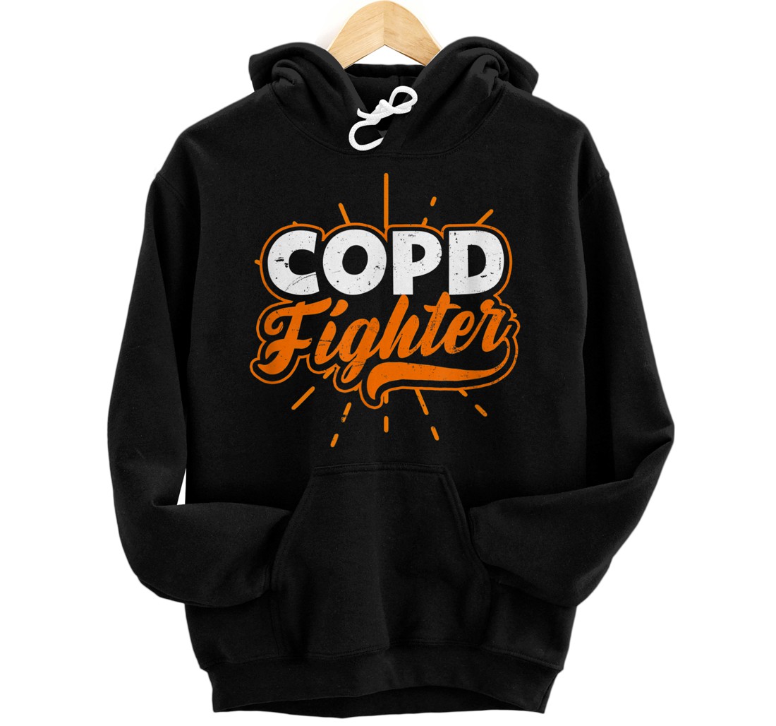 Personalized COPD Fighter Design COPD Awareness Pullover Hoodie