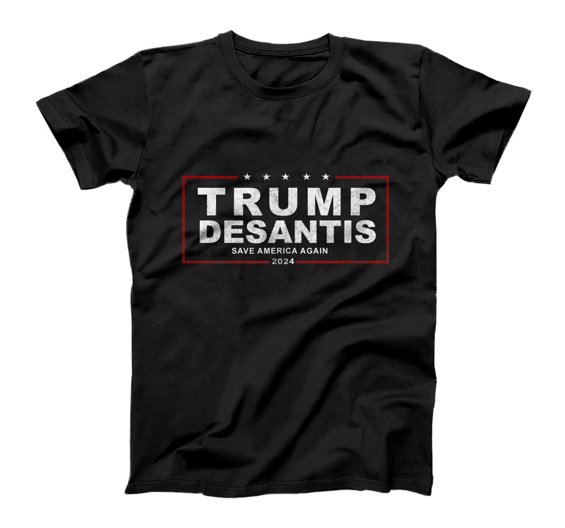 Personalized Trump DeSantis 2024 USA Election Campaign T-Shirt, Women T-Shirt