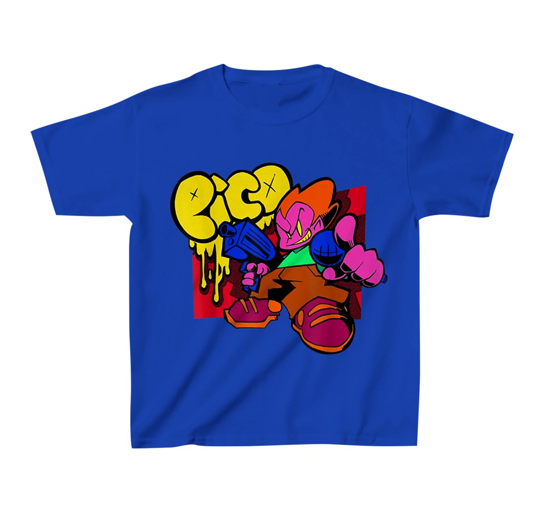 Friday Night Funkin Pico T-Shirt, Kid T-Shirt - All Star Shirt