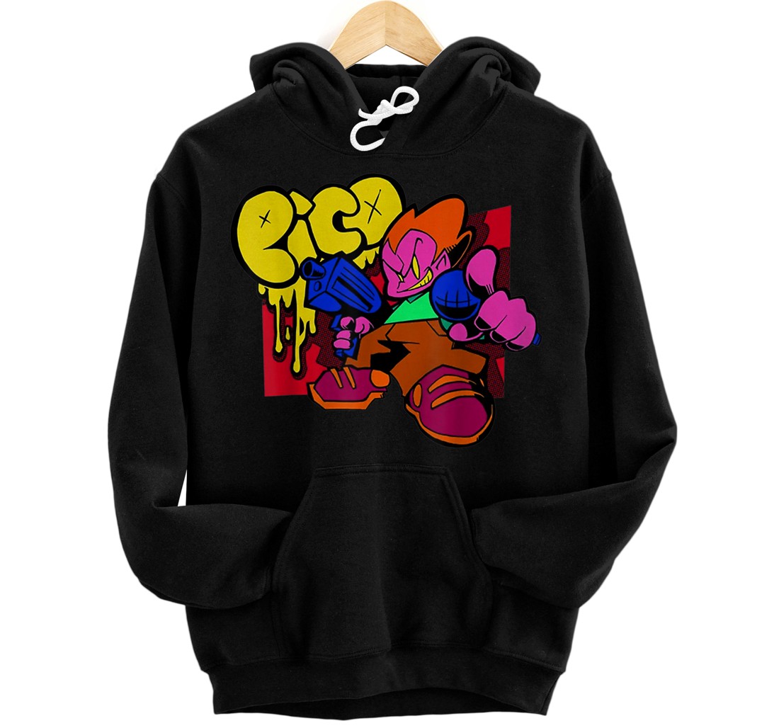 Personalized Friday Night Funkin Pico Pullover Hoodie