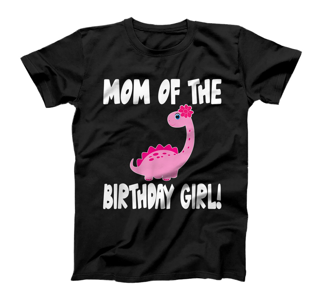 Personalized Mom Of The Birthday Girl Dinosaur Matching Family Party T-Shirt, Women T-Shirt