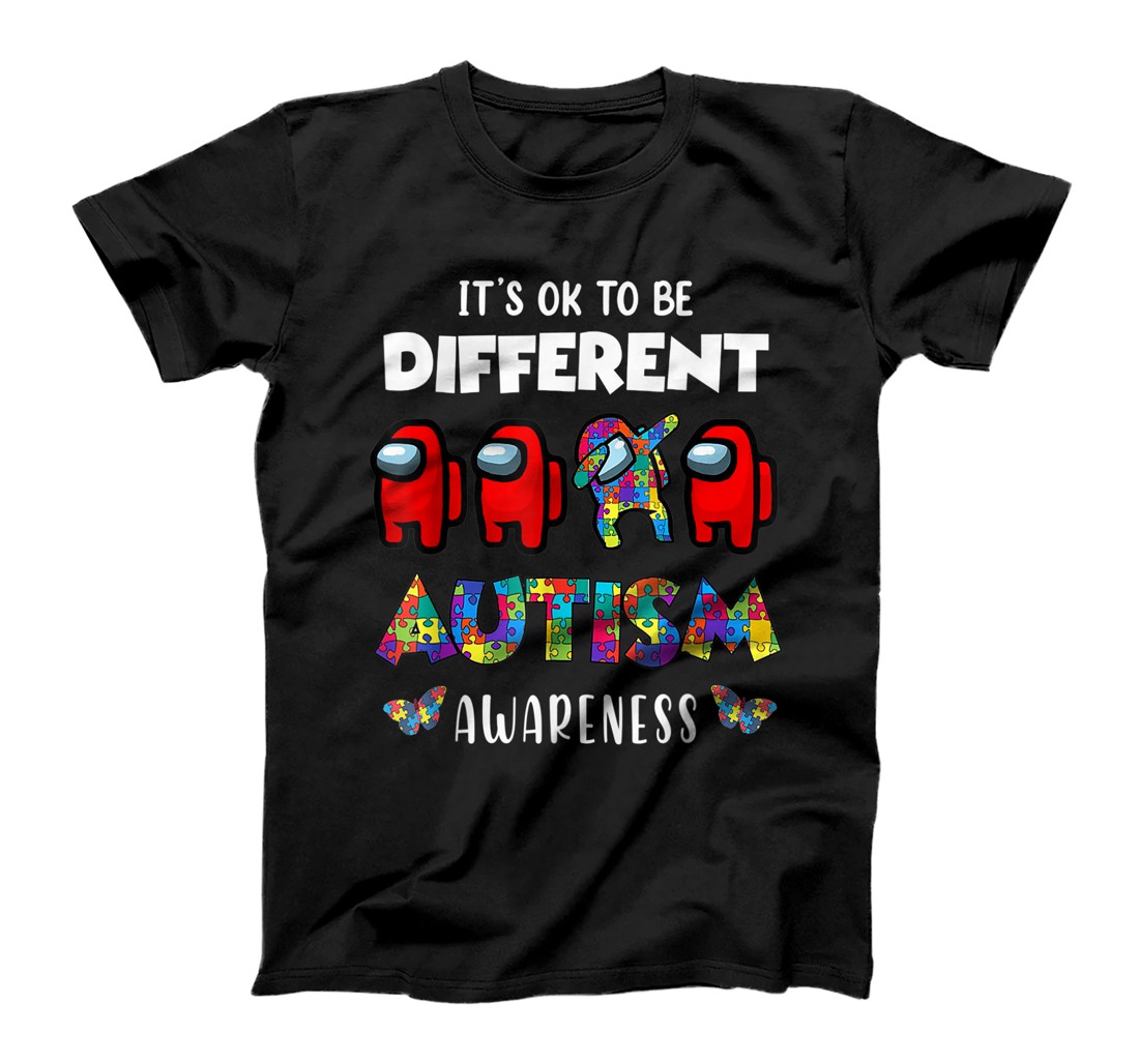 Personalized A.mong Us It's O.kay To Be Different Autism Awareness T-Shirt, Kid T-Shirt