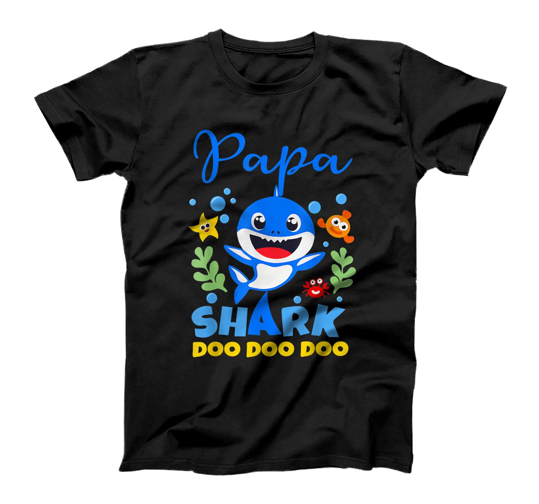 Personalized Papa Of The Baby Shark Birthday Papa Shark T-Shirt, Kid T-Shirt