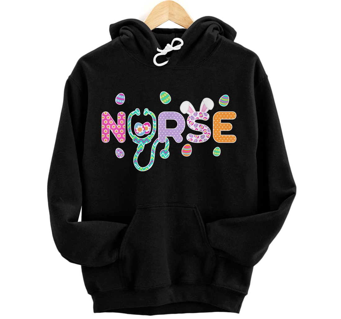 Personalized Easter Nurse Pullover Hoodie