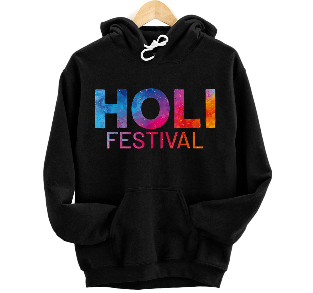 Personalized Holi Festival Happy India Colors Spring Pullover Hoodie