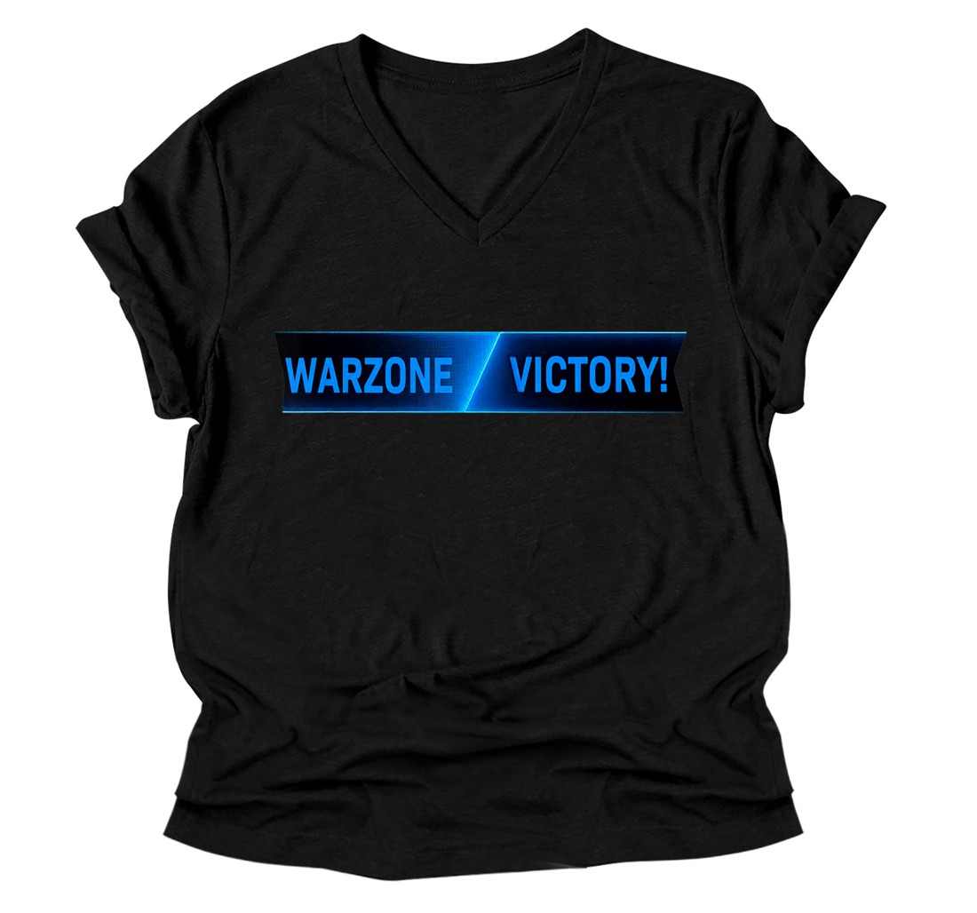 Personalized Warzone Victory Cod Call Duty V-Neck T-Shirt