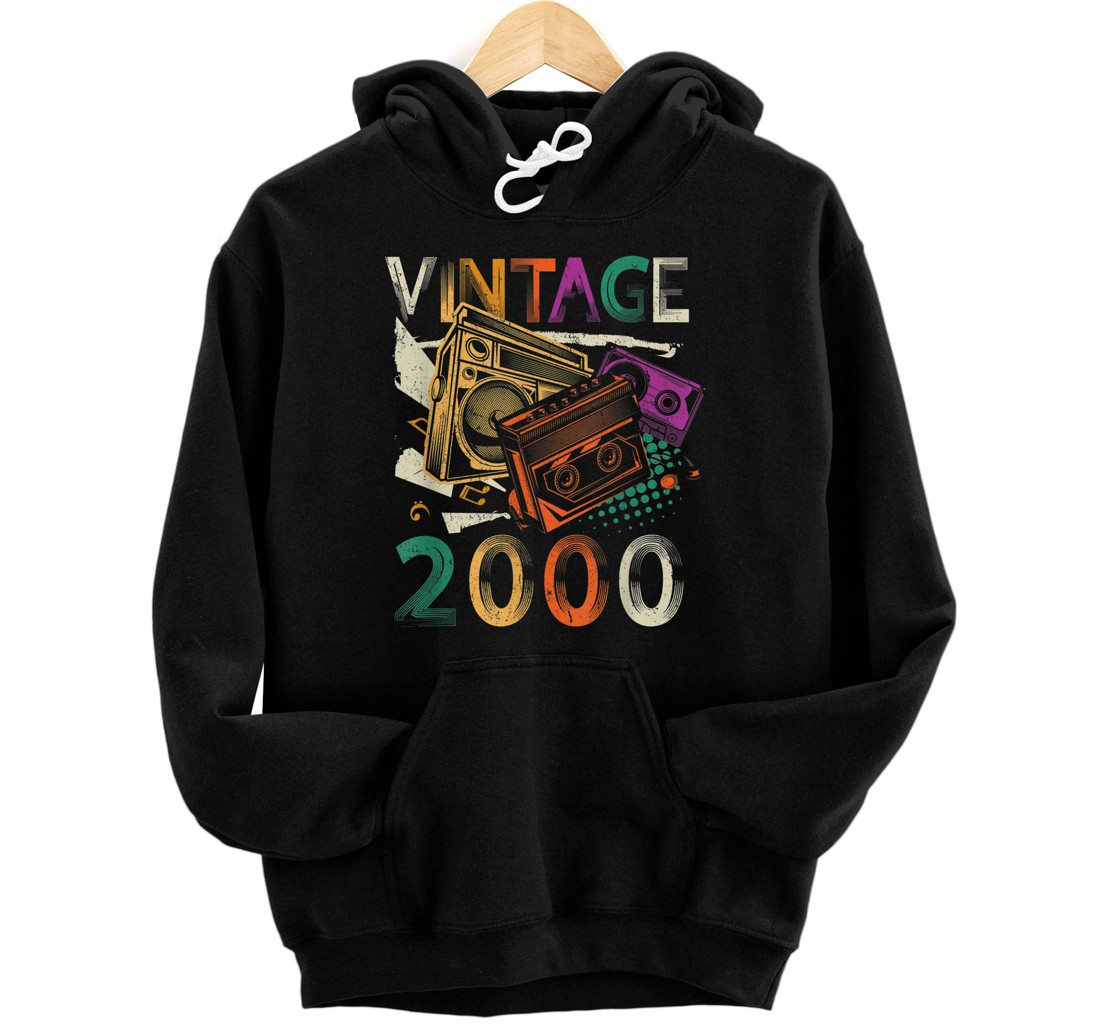 Personalized Vintage Retro 2000 Birthday 21 Years Old Birthday Outfits Pullover Hoodie