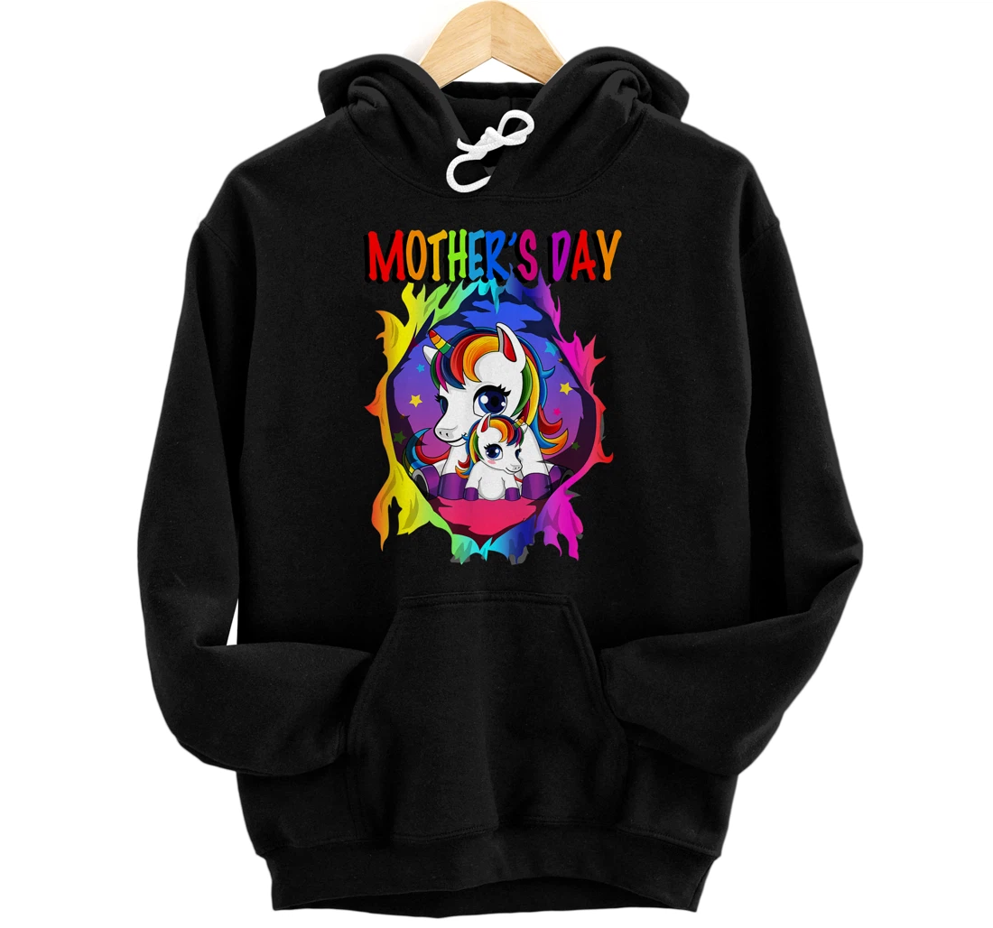 Personalized Mother's Day - Unicorn Mother's Day Pullover Hoodie