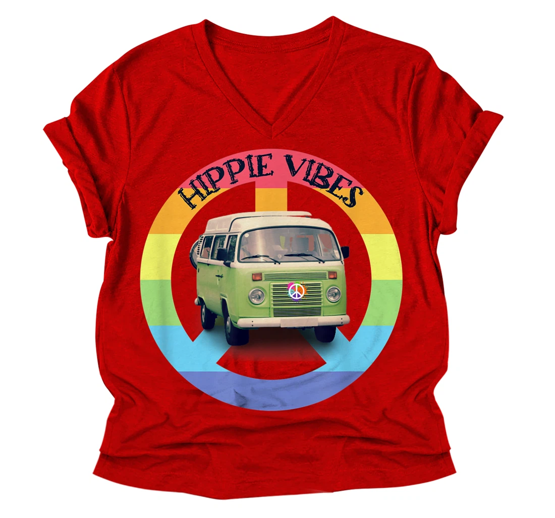 rainbow hippie van