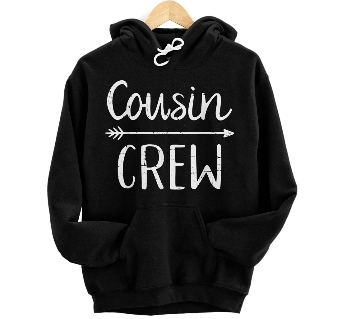 Personalized Cousin Crew Squad Family Matching Group Pullover Hoodie