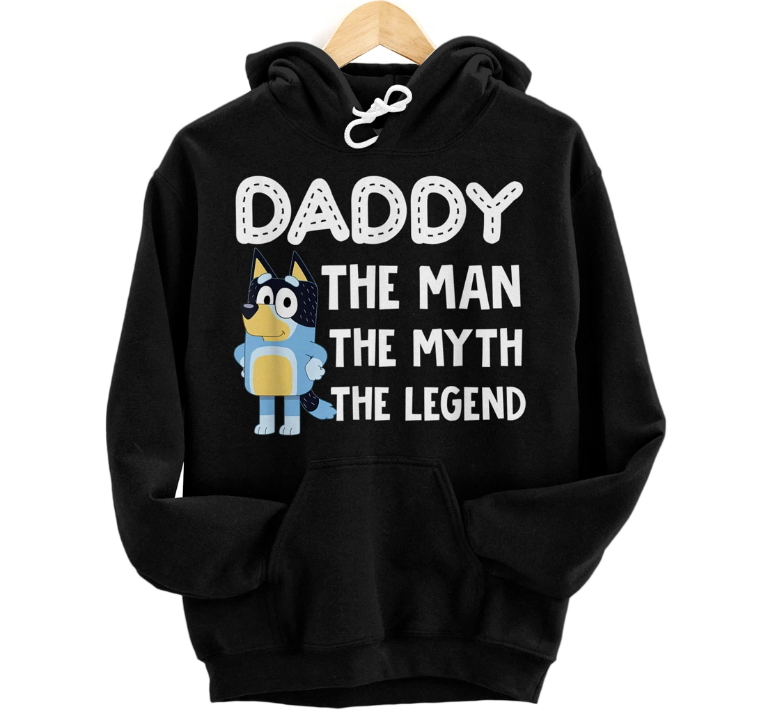 Personalized Bluey Dad Working For Father Day Lover Pullover Hoodie