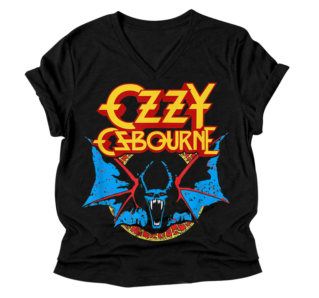 Ozzy Osbourne - Classic Bat V-Neck T-Shirt