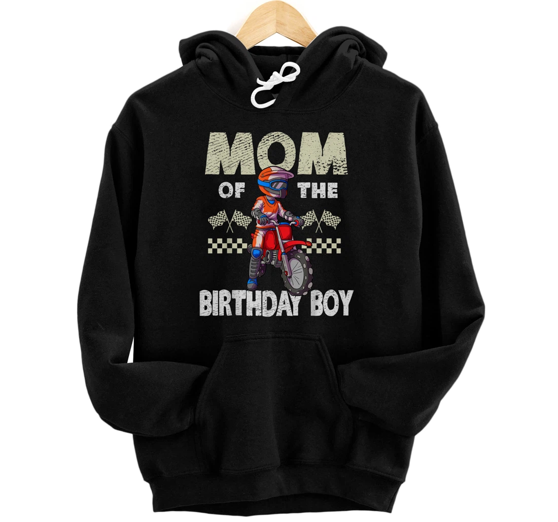 Personalized Motocross MX Mom Birthday Boy MX Family Dirt Bike Birthday Pullover Hoodie