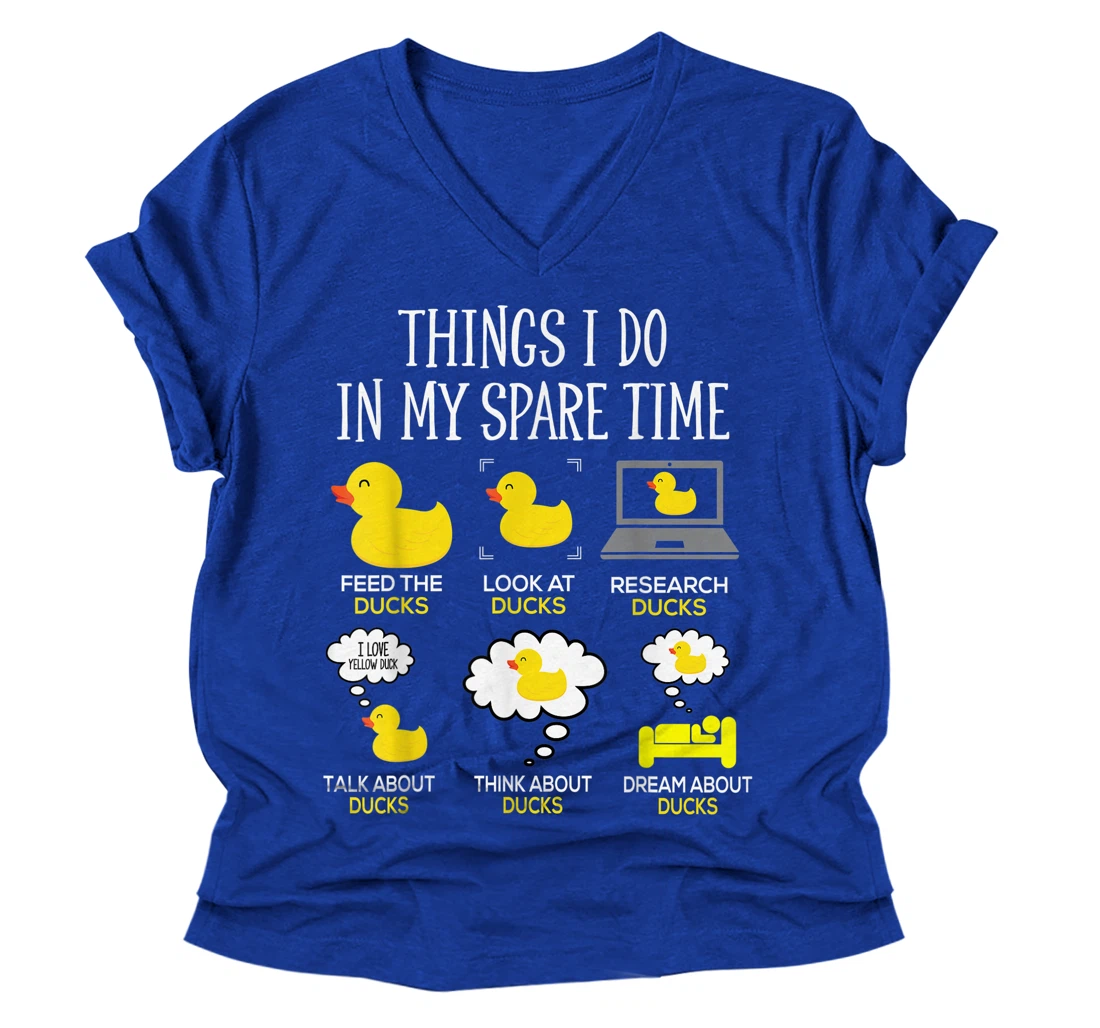 Personalized Things I Do In My Spare Time Ducks Love Cute Duck Mom