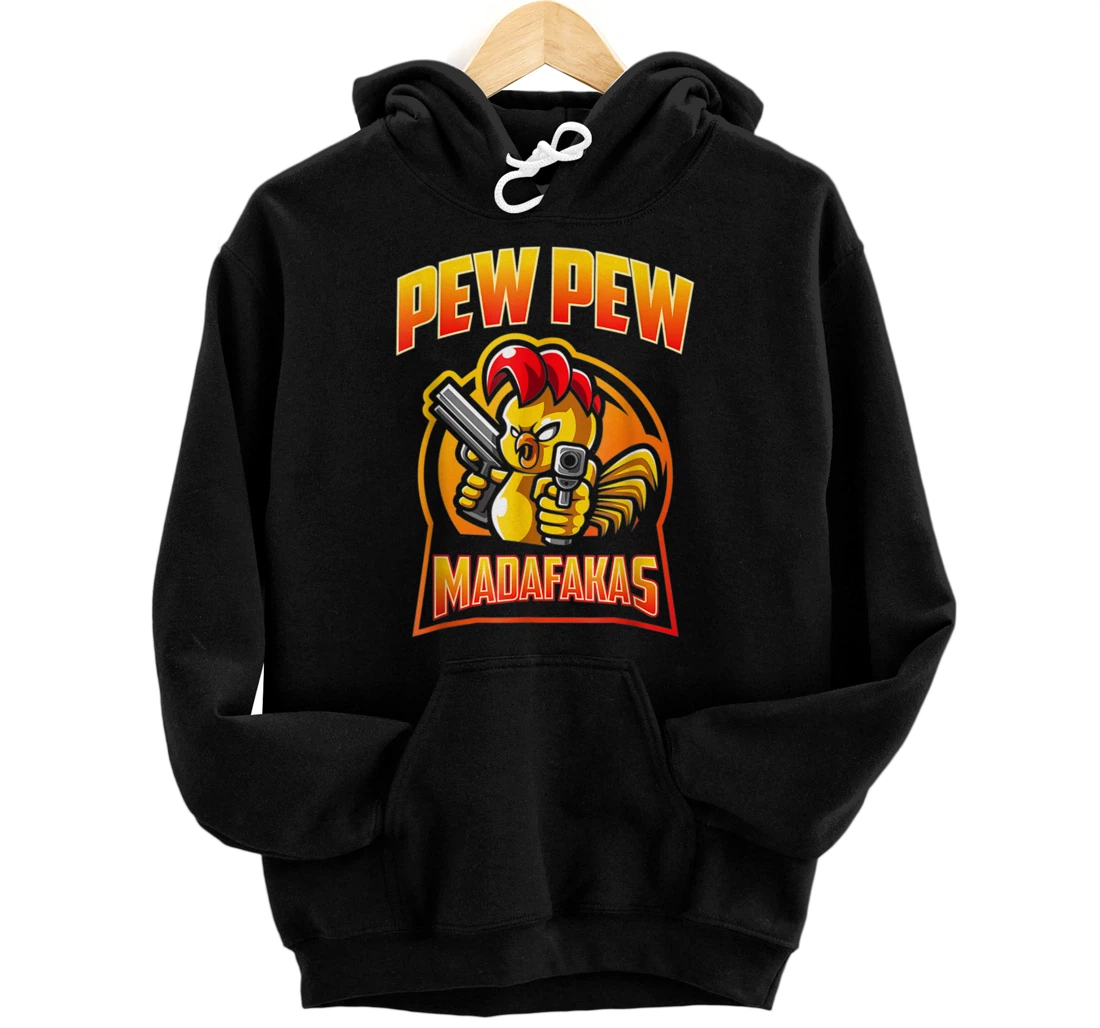 Personalized Pew Pew Madafakas Vintage Crazy Gifts Funny Retro Graphic Pullover Hoodie