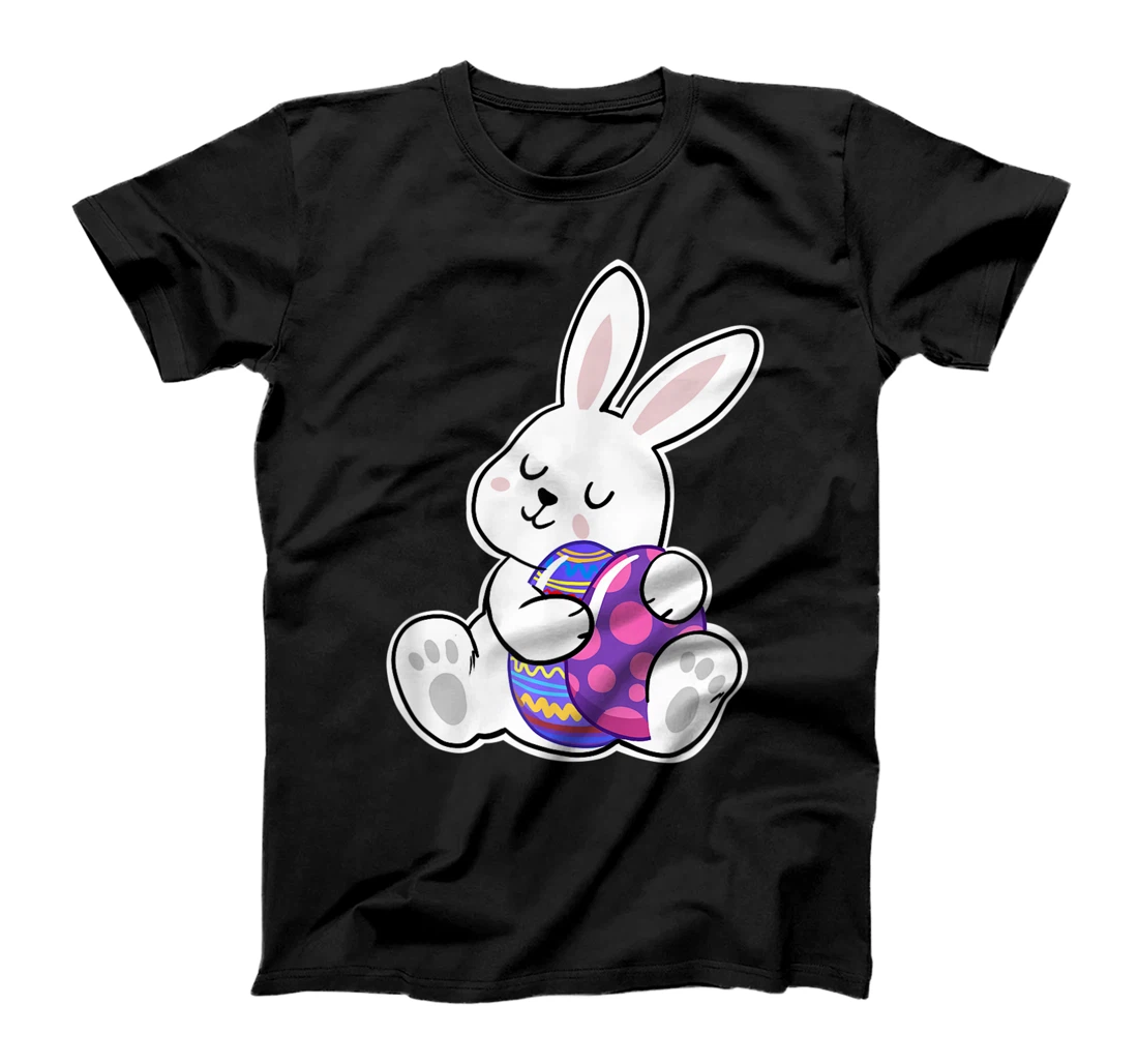 Easter Bunny Holding Easter Eggs Cute Easter Bunny T-Shirt, Kid T-Shirt and Women T-Shirt