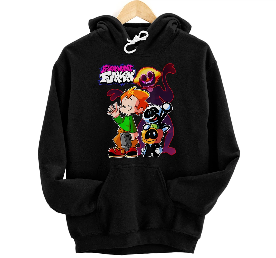 Personalized Funny Friday Night Funkin Art Pico And Friend Pullover Hoodie