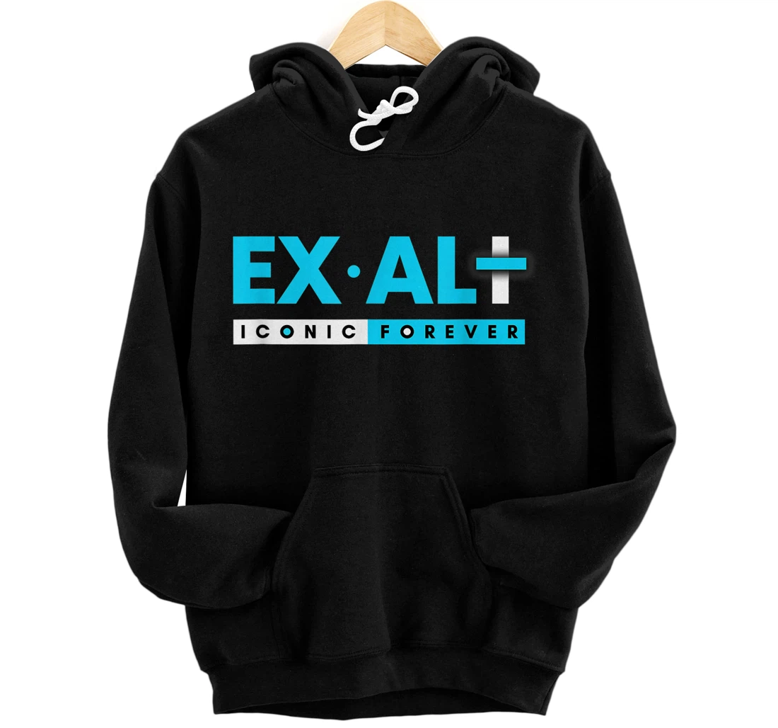 Exhalt Christ as Lord Christian Jesus Pullover Hoodie