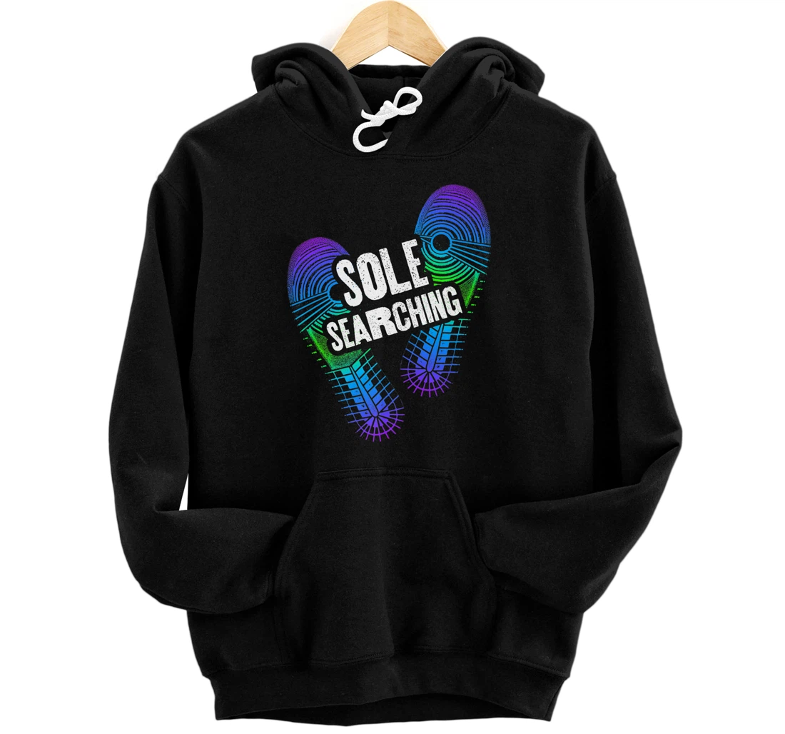 Personalized Sole Searching Sneakerhead Premium Pullover Hoodie