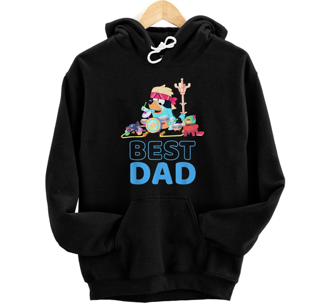 Bluey Dad Best Matching Family Pullover Hoodie