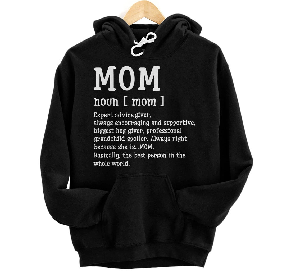 Personalized Mom Definition - Cute and Funny Mother's Day 2021 Pullover Hoodie