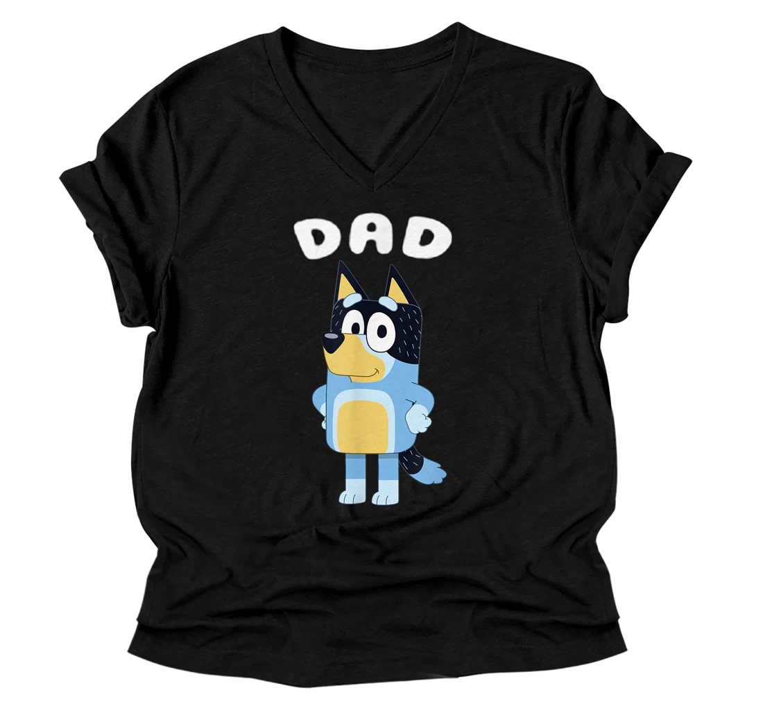 'B.luey Dad for Father's Day V-Neck T-Shirt V-Neck T-Shirt