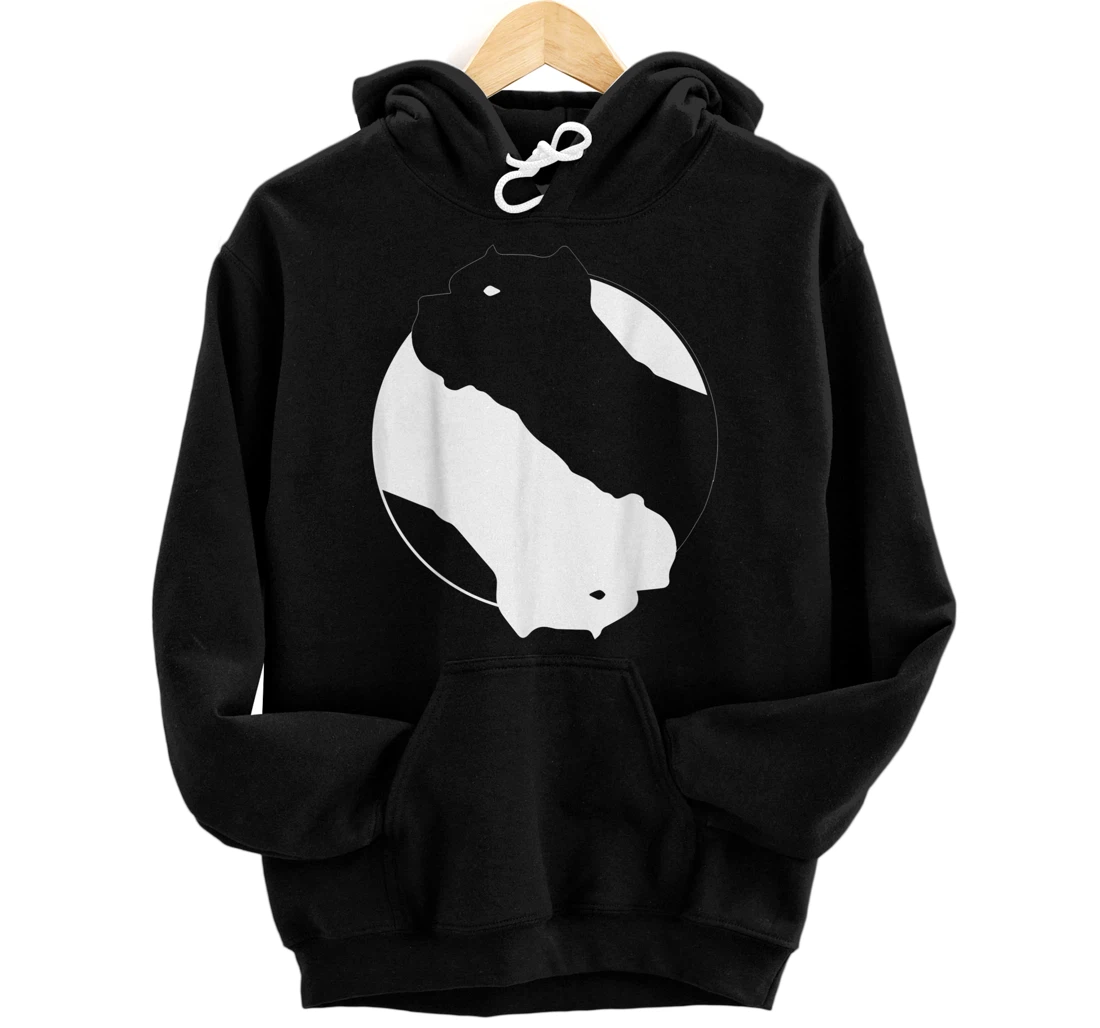 Yin Yang Cane Corso Funny Dog Symbol Meditation Zen Pullover Hoodie