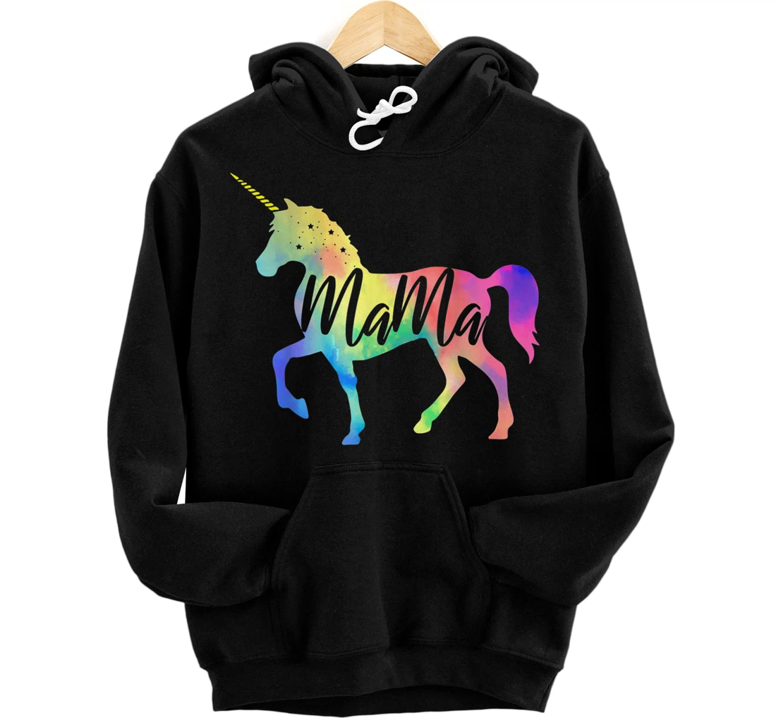 Mama Unicorn Cute Mother's Day Tee For Mamacorn Pullover Hoodie