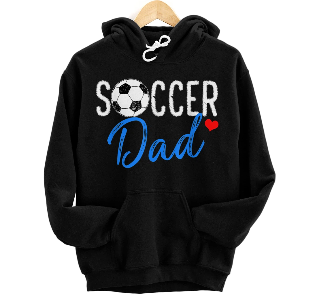 Personalized Soccer Dad Shirt Funny Sports Dad Father's Day Pullover Hoodie