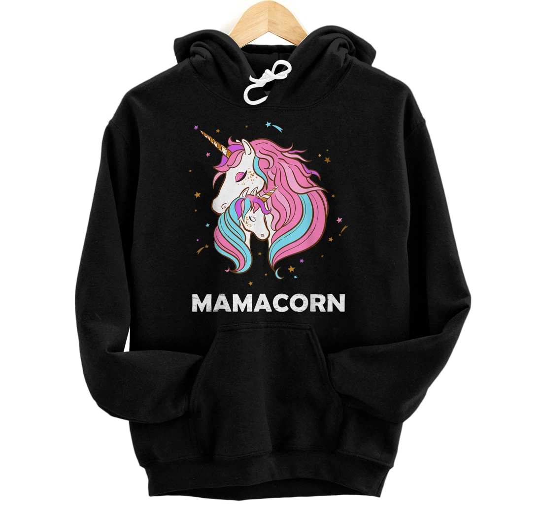 MamaCorn - Unicorn Mommy and Baby, Mother's day Gift Pullover Hoodie