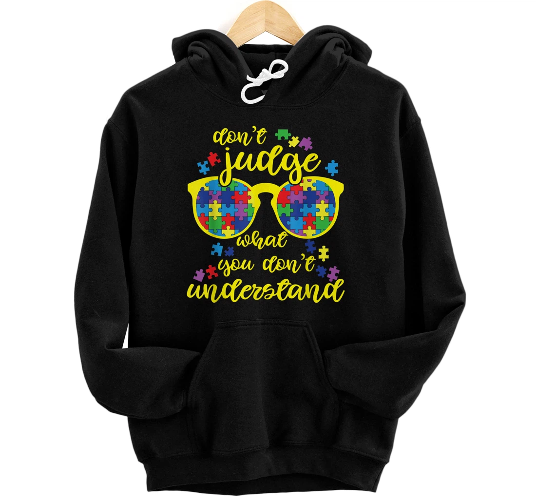 Personalized Autism Awareness Design For Autistic Kids Awareness Pullover Hoodie