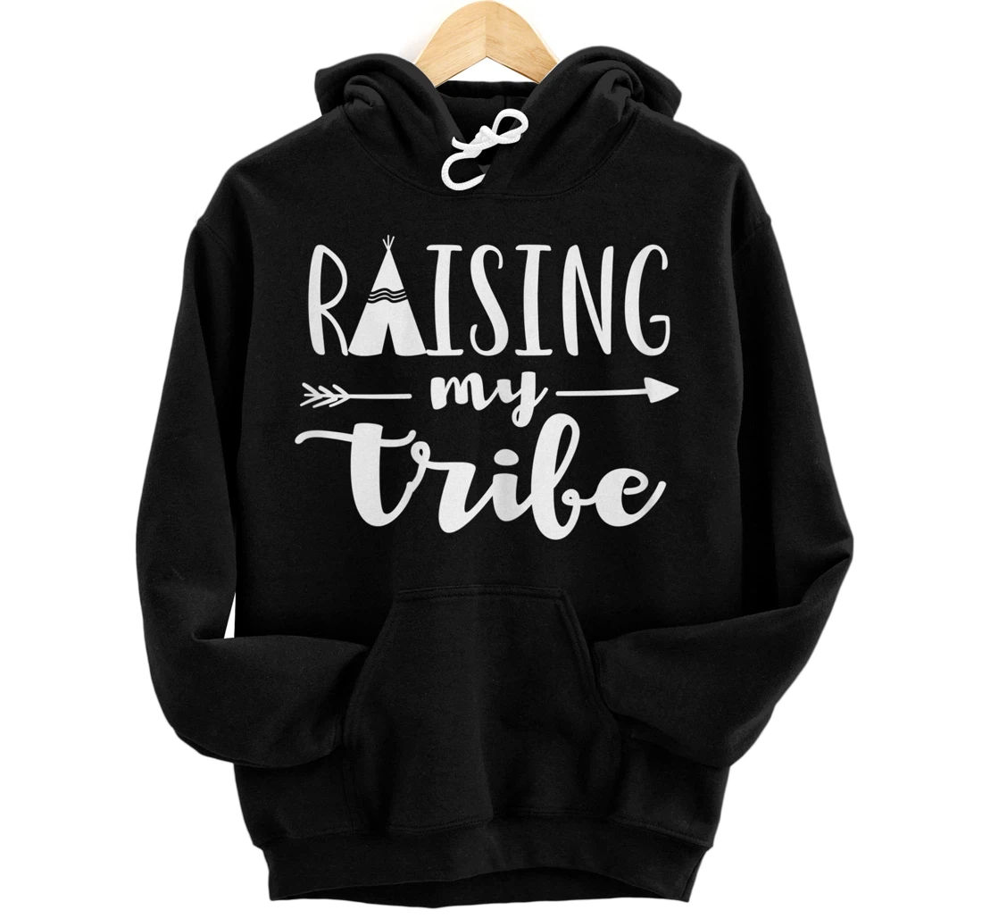 Personalized Womens Raising My Tribe T Shirt Funny Mom Mother's Day Gift