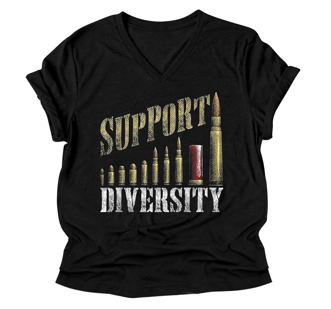 Support Diversity V-Neck T-Shirt