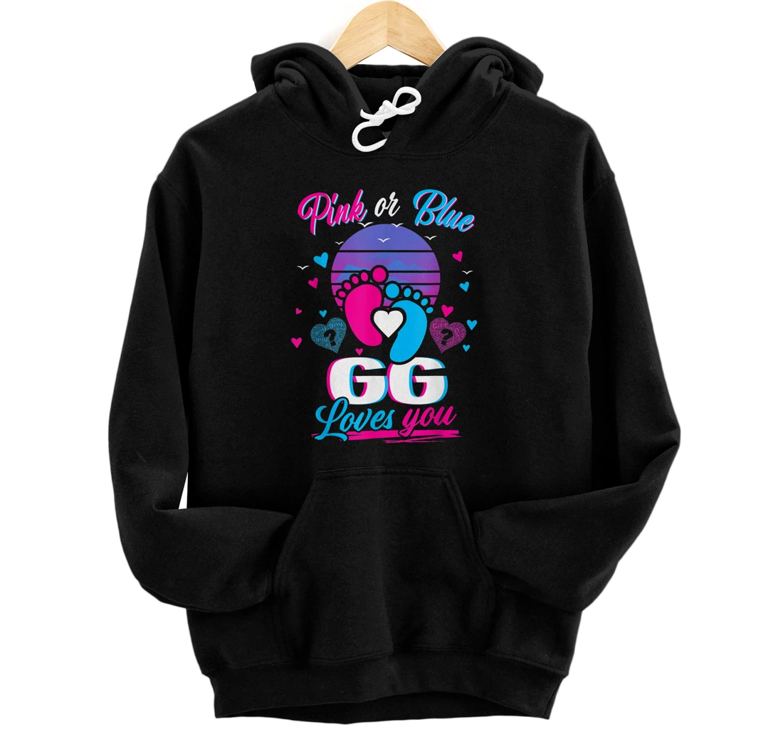 Personalized Pink Or Blue GG Loves You Mothers And Fathers New GG Pullover Hoodie