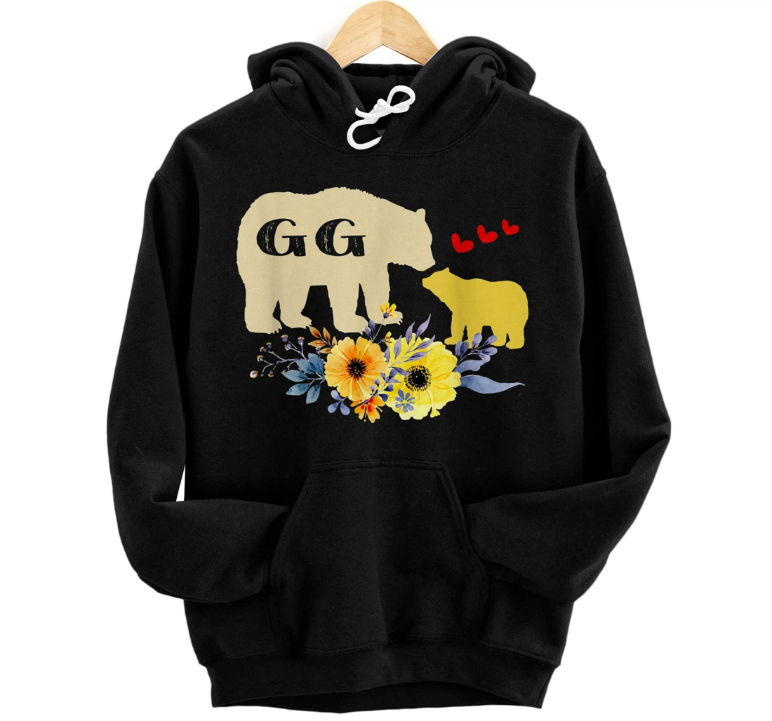 Personalized GG Bear Mother's Day Funny Cute Pullover Hoodie