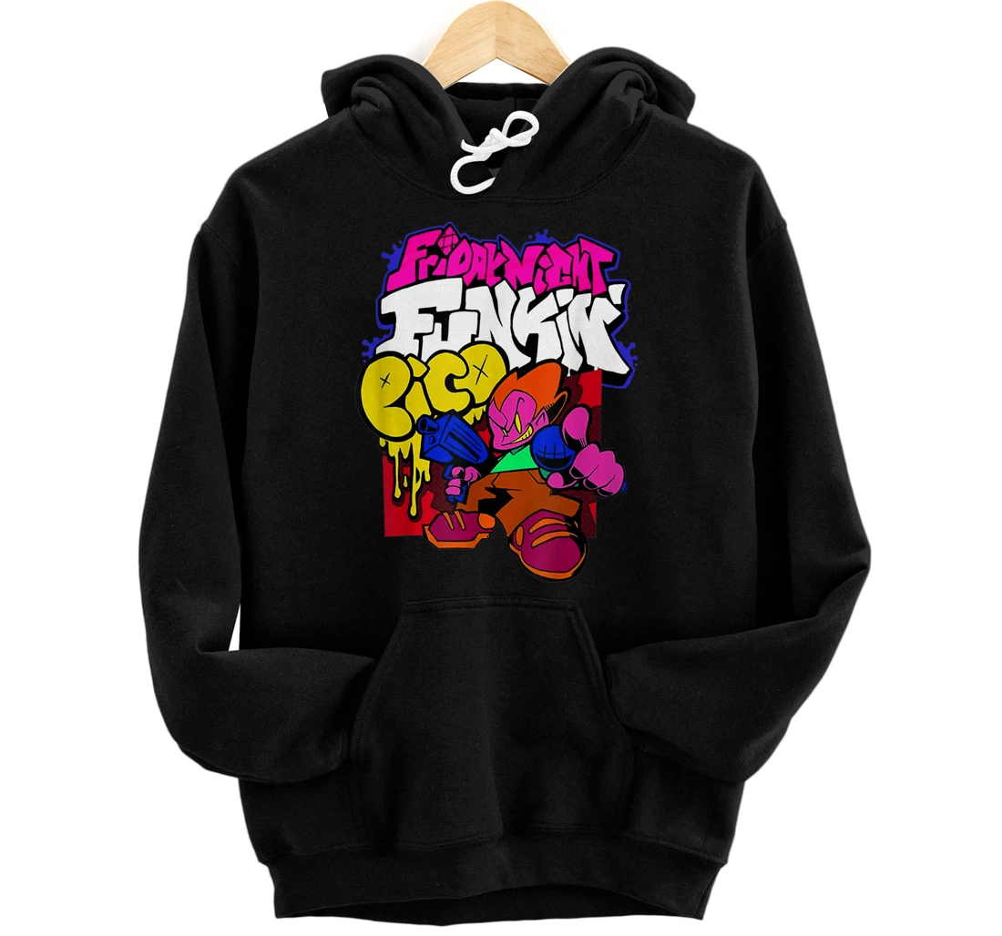 Friday Night Funkin with Pico For Men Women Kids Pullover Hoodie